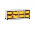Flexeo Regal PRO, 4 Reihen, 8 Boxen Gr. M  (Zoom)