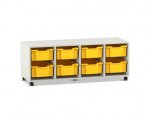 Flexeo Regal PRO, 4 Reihen, 8 Boxen Gr. M  (Zoom)
