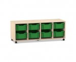 Flexeo Regal PRO, 4 Reihen, 8 Boxen Gr. M  (Zoom)