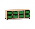Flexeo Regal PRO, 4 Reihen, 8 Boxen Gr. M  (Zoom)