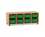 Flexeo Regal PRO, 4 Reihen, 8 Boxen Gr. M  (Zoom)