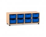 Flexeo Regal PRO, 4 Reihen, 8 Boxen Gr. M  (Zoom)