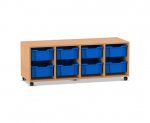 Flexeo Regal PRO, 4 Reihen, 8 Boxen Gr. M  (Zoom)