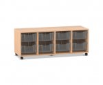 Flexeo Regal PRO, 4 Reihen, 8 Boxen Gr. M  (Zoom)