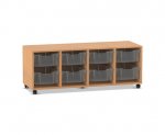 Flexeo Regal PRO, 4 Reihen, 8 Boxen Gr. M  (Zoom)