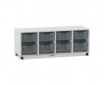 Flexeo Regal PRO, 4 Reihen, 8 Boxen Gr. M  (Zoom)