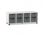 Flexeo Regal PRO, 4 Reihen, 8 Boxen Gr. M  (Zoom)