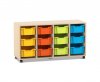 Flexeo Regal PRO, 4 Reihen, 12 ...