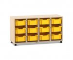 Flexeo Regal PRO, 4 Reihen, 12 Boxen Gr. M  (Zoom)