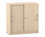 Flexeo Schiebetüren-Schrank, 2 Fächer = 2 Ordnerhöhen  (Zoom)