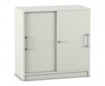 Flexeo Schiebetüren-Schrank, 2 Fächer = 2 Ordnerhöhen  (Zoom)