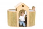 Wisdom Indoor-Spielhaus gedacht für fantasievolle Rollenspiele oder zum Bücher angucken (Zoom)