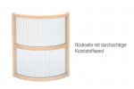 Wisdom Indoor-Spielhaus Rückseite mit durchsichtiger Kunststoffwand (Zoom)