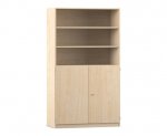Flexeo Halbtürenschrank PRO, 3 Reihen, 12 Boxen Gr. M, 3 Fächer, 2 Halbtüren  (Zoom)