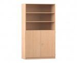 Flexeo Halbtürenschrank PRO, 3 Reihen, 12 Boxen Gr. M, 3 Fächer, 2 Halbtüren  (Zoom)