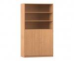 Flexeo Halbtürenschrank PRO, 3 Reihen, 12 Boxen Gr. M, 3 Fächer, 2 Halbtüren  (Zoom)