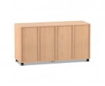 Flexeo Regal PRO, 4 Reihen, 24 Boxen Gr. S  (Zoom)