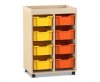 Flexeo Regal PRO, 2 Reihen, 8  ...