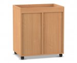 Flexeo Regal PRO, 2 Reihen, 12 Boxen Gr. S, Aufkantung  (Zoom)
