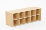 Wisdom Kindergarten Schuhregal für 10 Paar Schuhe praktisches Regal für 10 Paar Schuhe (Zoom)