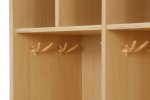 Wisdom Sechser-Garderobe Doppel-Kleiderhaken (Zoom)