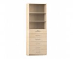 Flexeo Schrank, 6 kleine Schubladen, oben 3 Fcher = 6 Ordnerhhen