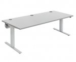 Flexeo Schreibtisch hhenverstellbar, B x T: 200 x 80 cm