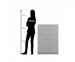 Flexeo Schrank, 3 große Schubladen = 3 Ordnerhöhen  (Zoom)