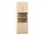 Flexeo Kombi-Schrank, 2 großen Schubladen = 6 Ordnerhöhen  (Zoom)