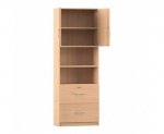 Flexeo Kombi-Schrank, 2 großen Schubladen = 6 Ordnerhöhen  (Zoom)