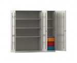 Flexeo Musikschrank, 6 große Boxen, Breite 190,5 cm  (Zoom)