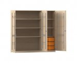 Flexeo Musikschrank, 6 große Boxen, Breite 190,5 cm  (Zoom)