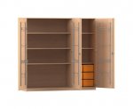 Flexeo Musikschrank, 6 große Boxen, Breite 190,5 cm  (Zoom)