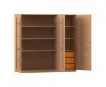 Flexeo Musikschrank, 6 große Boxen, Breite 190,5 cm  (Zoom)