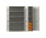 Flexeo Musikschrank, 6 große Boxen, Breite 190,5 cm  (Zoom)