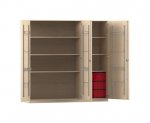 Flexeo Musikschrank, 6 große Boxen, Breite 190,5 cm  (Zoom)