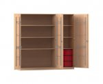 Flexeo Musikschrank, 6 große Boxen, Breite 190,5 cm  (Zoom)