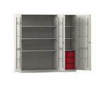 Flexeo Musikschrank, 6 große Boxen, Breite 190,5 cm  (Zoom)