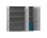 Flexeo Musikschrank, 6 große Boxen, Breite 190,5 cm  (Zoom)