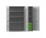 Flexeo Musikschrank, 6 große Boxen, Breite 190,5 cm  (Zoom)