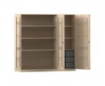 Flexeo Musikschrank, 6 große Boxen, Breite 190,5 cm  (Zoom)