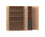 Flexeo Musikschrank, 6 große Boxen, Breite 190,5 cm  (Zoom)