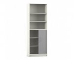 Flexeo Rollladen-Schrank, je 3 Fächer unten und oben = 6 Ordnerhöhen  (Zoom)