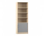 Flexeo Rollladen-Schrank, 4 Fächer oben = 6 Ordnerhöhen  (Zoom)