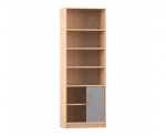 Flexeo Rollladen-Schrank, 4 Fächer oben = 6 Ordnerhöhen  (Zoom)