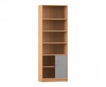 Flexeo Rollladen-Schrank, 4 Fächer oben = 6 Ordnerhöhen  (Zoom)