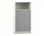 Flexeo Rollladen-Schrank, 3 Fächer unten, 1 Fach oben = 4 Ordnerhöhen  (Zoom)