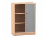 Flexeo Rollladen-Schrank, 3 Fächer = 3 Ordnerhöhen  (Zoom)