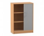 Flexeo Rollladen-Schrank, 3 Fächer = 3 Ordnerhöhen  (Zoom)