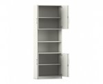 Flexeo Kombi-Schrank, unten und oben Drehtüren = 6 Ordnerhöhen  (Zoom)